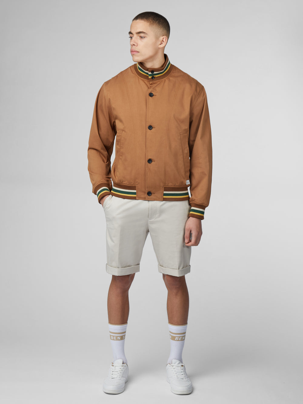 Vestes Ben Sherman Signature Heritage Bomber Marron Clair | MJU-75403041